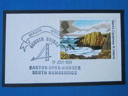 OPENING OF HUMBER BRIDGE - COMMEMORATIVE CARD