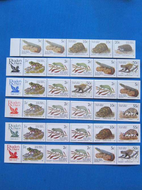 RSA - 1997 READERS DIGEST - 6 x SETENANT STRIPS - MNH