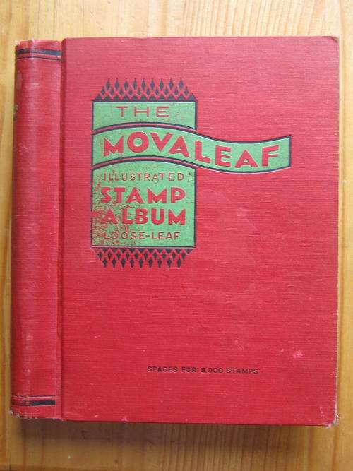 "MOVALEAF" STAMP ALBUM - BULGING WITH 3500 STAMPS - MIXED WORLD
