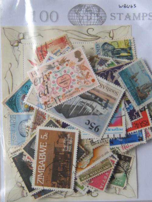 100 MIXED WORLD STAMPS