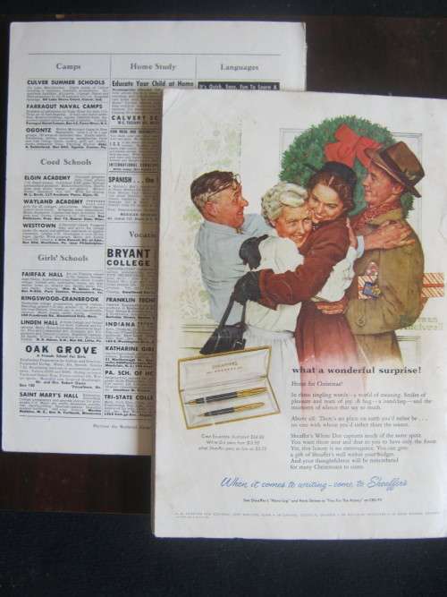 2 x ANTIQUE NATIONAL GEOGRAPHIC MAGAZINES