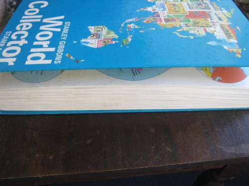 SG STAMP ALBUM - EXCELLENT COLLECTION OF AROUND 4500 MIXED WORLD STAMPS - NO OBVIOUS DUPLICATION