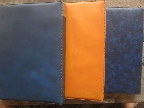 3 x RINGBINDER TYPE FDC ALBUMS - EMPTY AND IN FAIR CONDITION