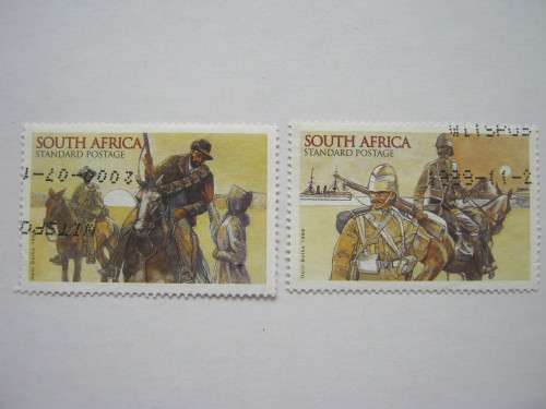 RSA - 1999 ANGLO-BOER WAR - FULL SET OF 2 - POSTALLY USED