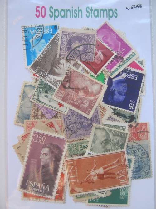 SPAIN - 50 STAMPS - VERY LITTLE DUPLICATION