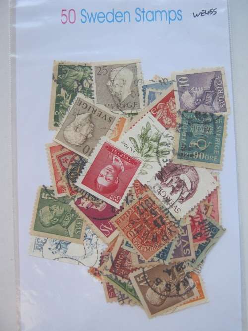 SWEDEN - 50 STAMPS - VERY LITTLE DUPLICATION