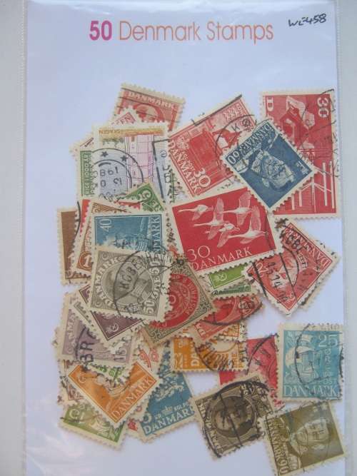 DENMARK - 50 STAMPS - VERY LITTLE DUPLICATION