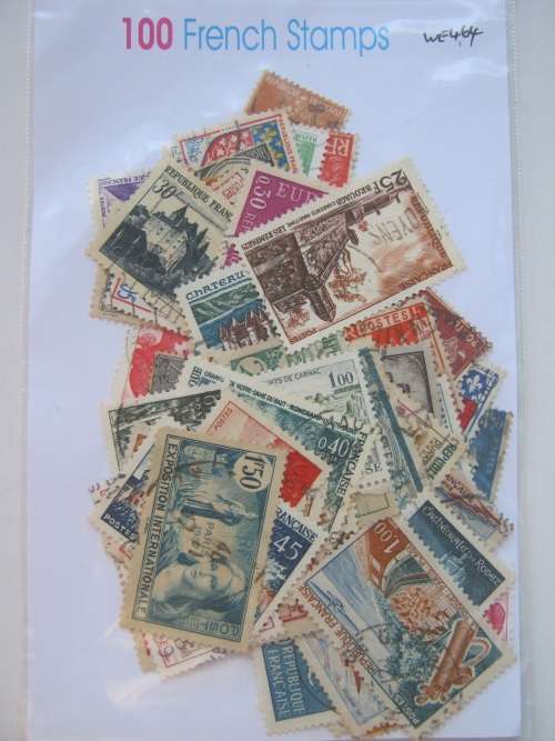 FRANCE - 100 STAMPS - VERY LITTLE DUPLICATION