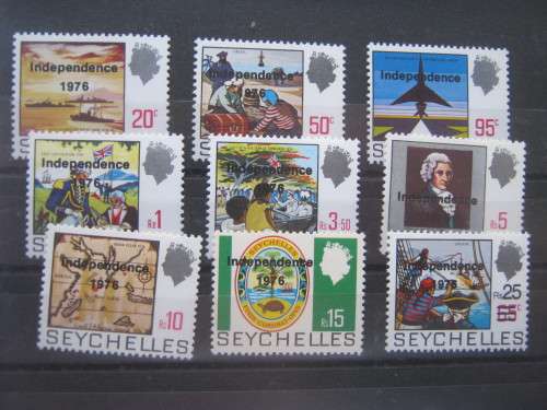 SEYCHELLES - 1976 INDEPENDENCE - FULL SET OF 9 - MNH