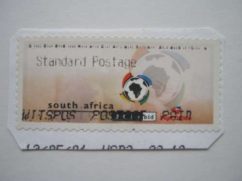RSA - 2004 VIRTUAL STAMP (WORLD CUP SOCCER BID) - ON PAPER