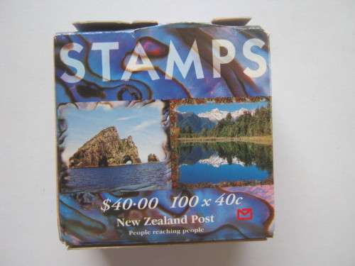 NEW ZEALAND -  1996 NEW ZEALAND SCENARY - BOX OF 100 x SELF-ADHESIVE STAMPS