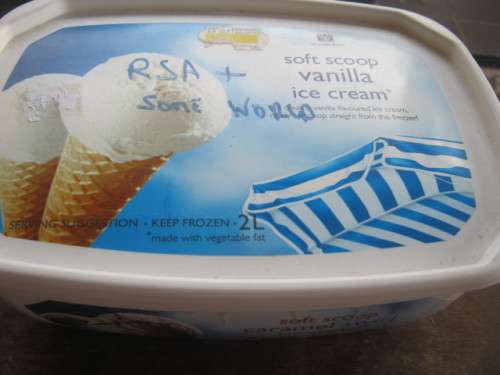 ICECREAM CONTAINER - RSA & SOME MIXED WORLD
