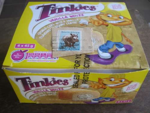 **R1 START** - TINKIES BOX FULL OF UNION 1954 DEFIN ISSUE - 3d RHINO ON PAPER