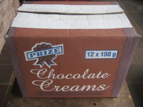 BISCUIT BOX OF UNION 1d STAMPS ON PAPER - SOME GOOD CANCELLATIONS SPOTTED