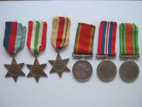 MILITARY CAMPAIGN MEDALS - 1939-1945 STAR & DEFENCE MEDALS