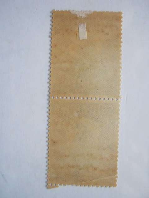 UNION - 1933 VOORTREKKER MEMORIAL FUND - 2d+1d GREY & PURPLE - VERTICAL PAIR - UNUSED