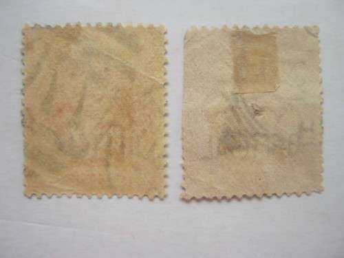 GB QV - 1882-1901 REVENUES - 1/2d & 1d OPTD "I.R. OFFICIAL" SINGLES - USED