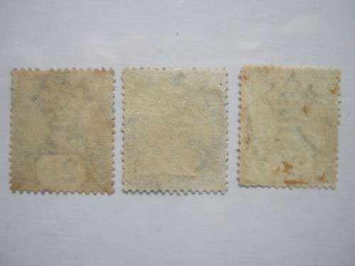 NATAL - 1891 2&1/2d BLUE - SELECTION OF SINGLES (SHADES) - USED