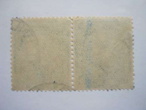 UNION - 1933-48 DEFIN ISSUE (HYPHENATED) - 1/2d GREY and GREEN - PAIR - FINE USED