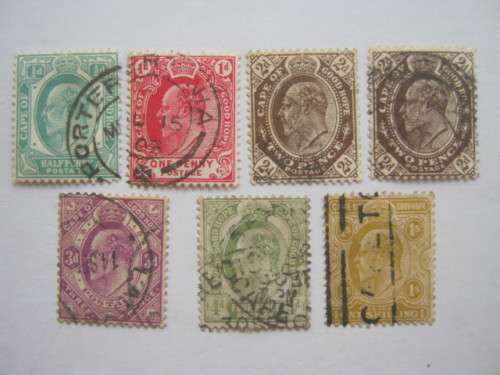 COGH - 1902-04 DEFIN ISSUE `KEVII` - SHORT SET OF SINGLES - FINE USED