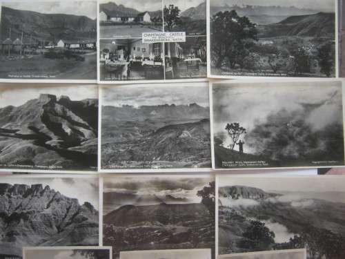 POSTCARDS - PHOTOS OF THE DRAKENSBERG, NATAL - 12 UNUSED POSTCARDS
