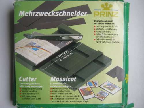 `PRINZ` CUTTER (GUILLOTINE) 170mm - HARDLY USED and AS GOOD AS NEW