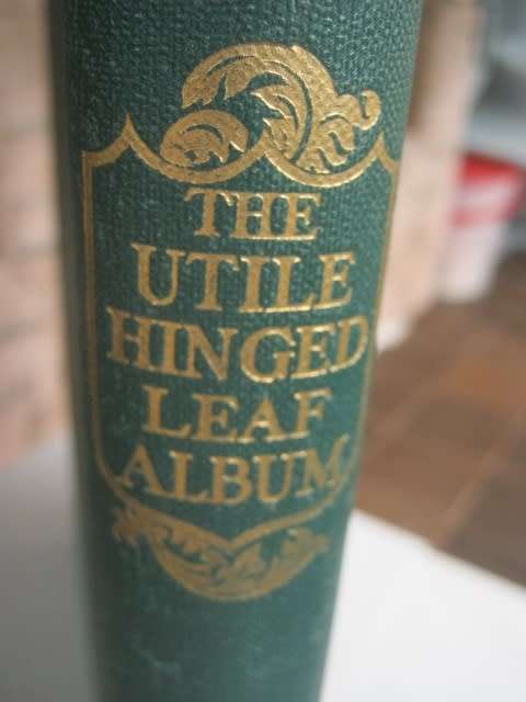 STANLEY GIBBONS `UTILE` HINGED LEAF STAMP ALBUM WITH 50 LEAVES - NEVER USED