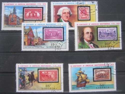 THEMATICS - STAMPS ON STAMPS - SELECTION OF 6 STAMPS - BID PER STAMP