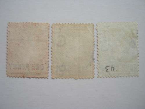 ST. HELENA - 1861 DEFIN ISSUE SURCHARGED - SELECTION OF SINGLES - FINE USED