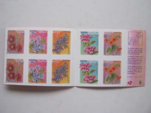 RSA - 2000 7th DEFIN ISSUE (STD POST) - 4 x COMPLETE BOOKLETS OF 10 SELF-ADHESIVE - VARIOUS PRINTS