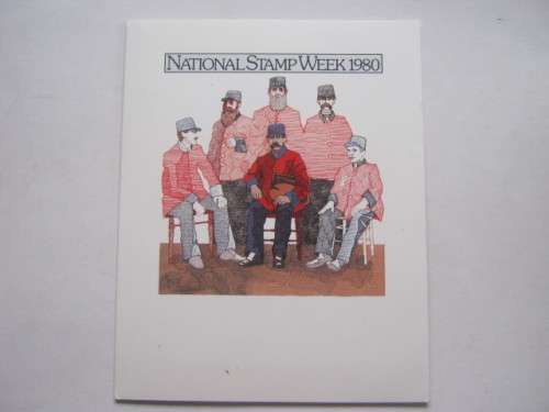 AUSTRALIA - 1980 NATIONAL STAMP WEEK - COLLECTORS CARD