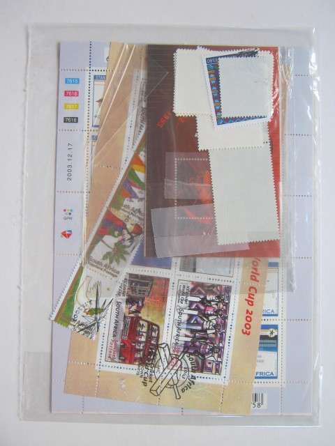 RSA - 2003 YEARPACK - HIGH C/V - SHEETLETS, MINISHEETS and SINGLES - CTO