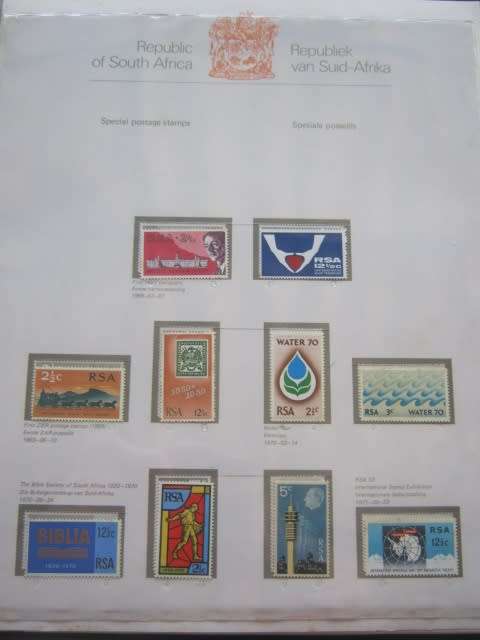 `PHILATELIC SERVICES` PREPRINTED ALBUM (WITH SLIPCASE) - RSA 1961 to 1980 - INCLUDING STAMPS