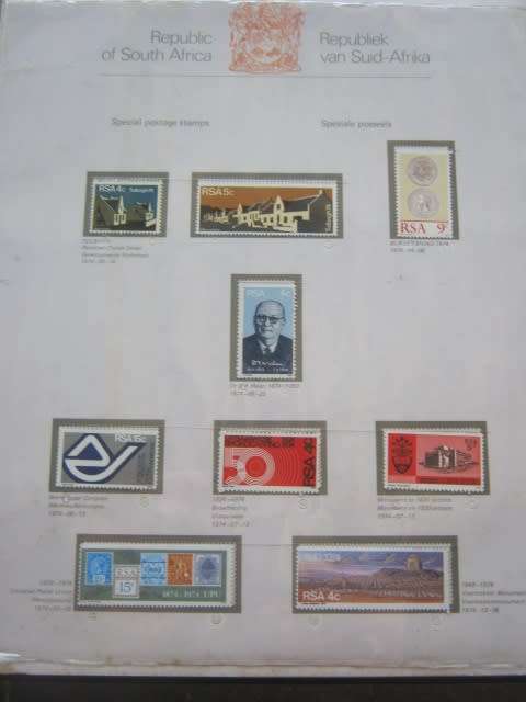 `PHILATELIC SERVICES` PREPRINTED ALBUM (WITH SLIPCASE) - RSA 1961 to 1980 - INCLUDING STAMPS