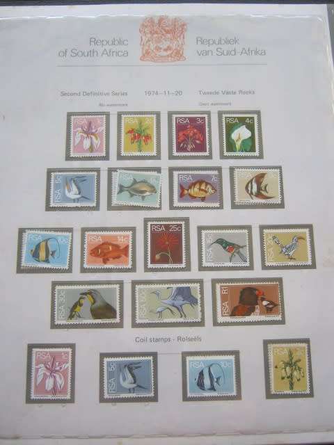 `PHILATELIC SERVICES` PREPRINTED ALBUM (WITH SLIPCASE) - RSA 1961 to 1980 - INCLUDING STAMPS