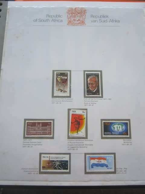 `PHILATELIC SERVICES` PREPRINTED ALBUM (WITH SLIPCASE) - RSA 1961 to 1980 - INCLUDING STAMPS