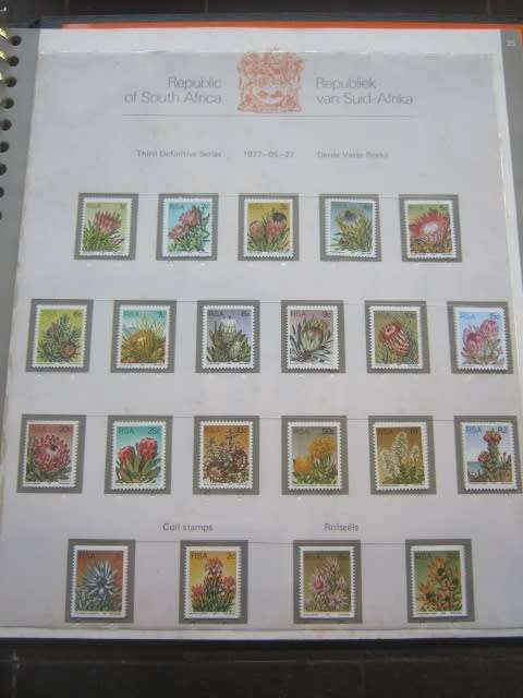 `PHILATELIC SERVICES` PREPRINTED ALBUM (WITH SLIPCASE) - RSA 1961 to 1980 - INCLUDING STAMPS