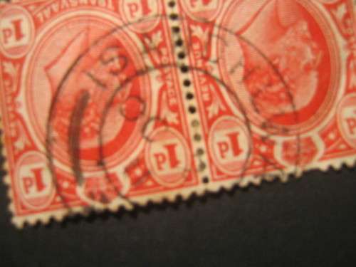 INTERPROVINCIAL - TRANSVAAL 1905-09 DEFIN ISSUE - SELECTION OF STAMPS WITH NATAL CANCELLATIONS