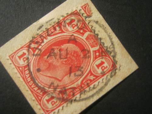 INTERPROVINCIAL - TRANSVAAL 1905-09 DEFIN ISSUE - SELECTION OF STAMPS WITH NATAL CANCELLATIONS