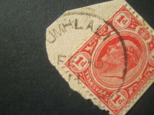 INTERPROVINCIAL - TRANSVAAL 1905-09 DEFIN ISSUE - SELECTION OF STAMPS WITH NATAL CANCELLATIONS