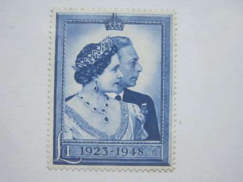 GB KGVI - 1948 ROYAL SILVER WEDDING - £1 BLUE - SINGLE - UNUSED