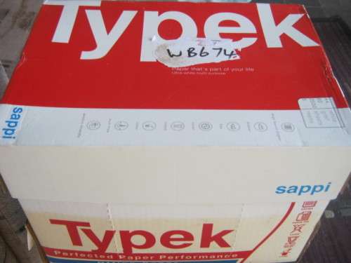 `TYPEK` PAPER BOX FULL OF RSA 4th DEFIN (SOUTH AFRICAN BUILDINGS) ON PAPER