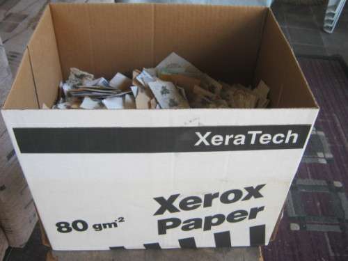 **R1 START** `XEROX` PAPER BOX ABOUT 50% FULL OF 5th DEFIN ISSUE (SUCCULENTS) ON PAPER