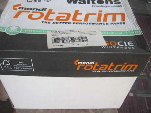 **R1 START** PAPER BOX ABOUT 60% FULL OF1995 UNITED NATIONS STAMPS ON PAPER