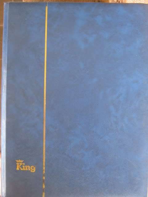 LARGE EX-DEALER STOCK BOOK - 64 PAGE `LIGHTHOUSE` ALBUM FULL OF RSA/UNION STAMPS