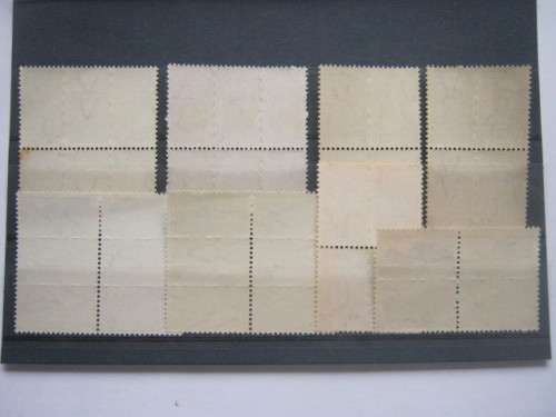 UNION - 1942-44 WAR EFFORT (REDUCED SIZE) - FULL SET IN DOUBLE UNITS - MNH