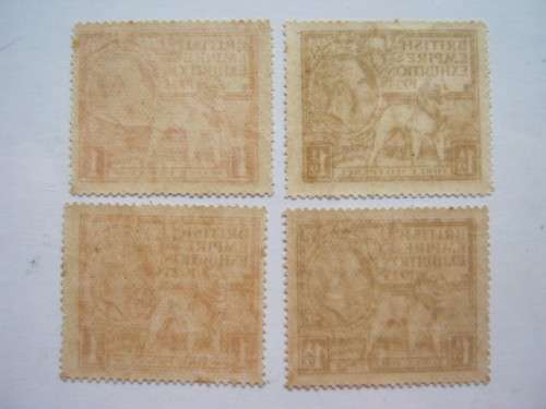 GB KGV - 1924-25 BRITISH EMPIRE EXHIBITION - TWO FULL SETS (DATED 1924 and 1925) - MNH
