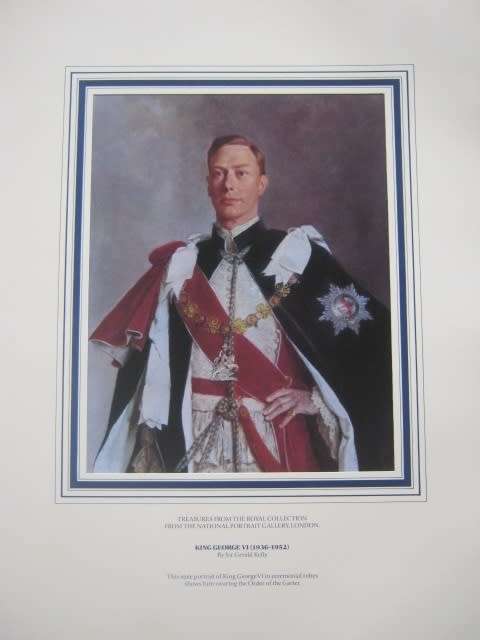 PRINTS FROM THE ROYAL COLLECTION - QV, KEVII, KGV, KGVI and QEII - HOUSED IN STURDY FOLDER