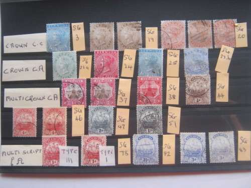 BERMUDA - GOOD SELECTION OF 23 EARLY BERMUDA SINGLES - USED