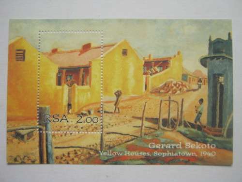 RSA - 1996 GERARD SEKOTO - MINIATURE SHEET - MNH